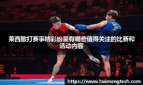 莱西散打赛事精彩纷呈有哪些值得关注的比赛和活动内容