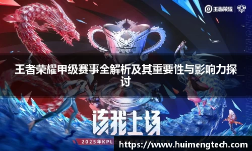 王者荣耀甲级赛事全解析及其重要性与影响力探讨